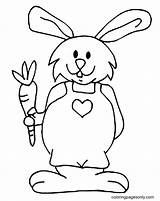 Bunnies Carrot Lapin Hase Easter Kelinci Sketsa Coloriages Malvorlagen Felix Coloringhome Justcolor Clipartmag sketch template