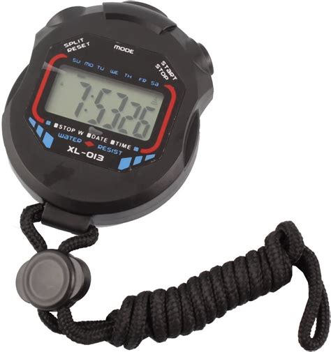premium stopwatch handheld waterproof lcd sports counter digital timer device ebay