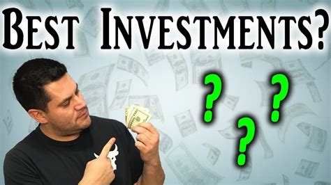 The Best Investments To Make Right Now Youtube