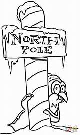 Pole North Coloring Christmas Pages Printable Sign Drawing Supercoloring Colouring Clipart Kids Color Penguin Merry Choose Board Categories Silhouettes sketch template