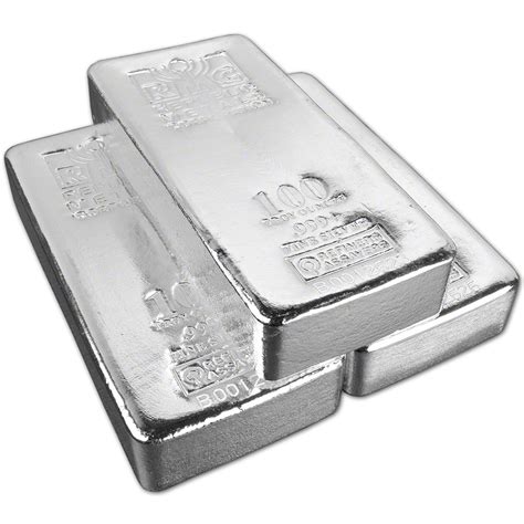 oz rmc silver bar republic metals corp pour  wserial ebay