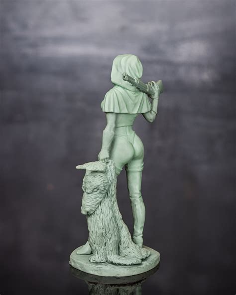 Red Riding Hood Sexy Statue Resin Model Scale Kit Unpainted Etsy