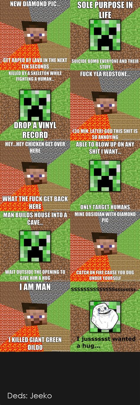 Minecraft Funny Pictures And Best Jokes Comics Images