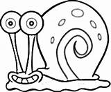 Gary Coloring Spongebob Pages Snail Printable Sandy Color Drawing Snails Getcolorings Slugs Getdrawings Print Colorings sketch template