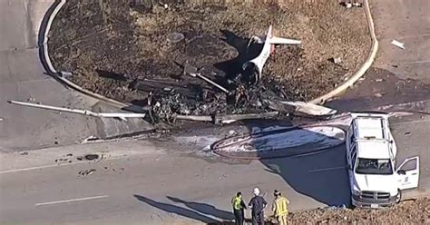 dead  small plane crashes  takeoff  dallas