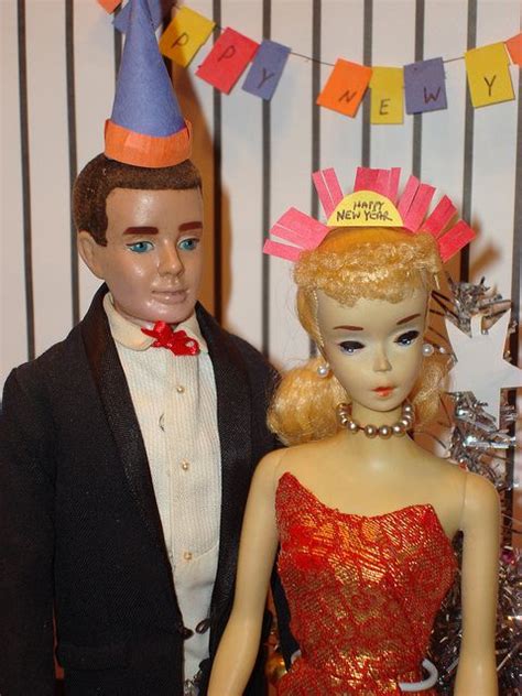 Happy New Year Vintage Barbie Dolls Ken Barbie Doll