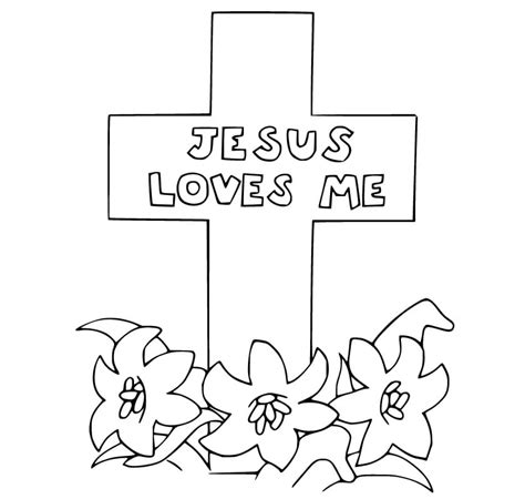jesus loves  coloring pages  kids