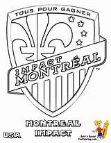 Soccer Coloring Montreal Impact Football Pages Mls Colouring Nutmeg Print Sport Fifa sketch template