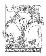 Unicorn Coloring Pages Butterfly Mystical Printable Choose Board sketch template