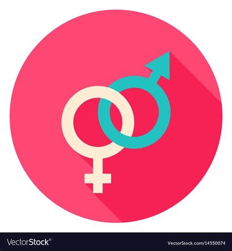 sex circle icon royalty free vector image vectorstock