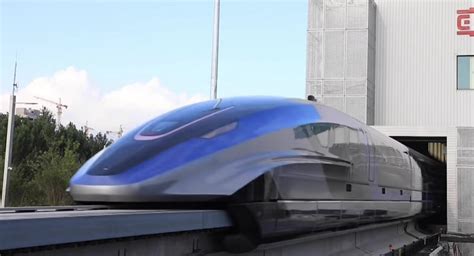 maglev train capable  hitting  mph unveiled today  china carscoops