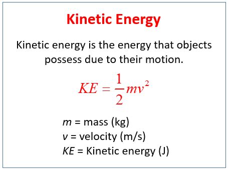 kinetic energy formula solve  velocity kitchens design ideas  renovation
