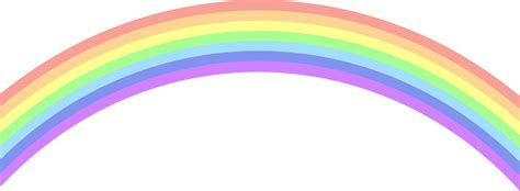 cartoon rainbow png rainbow clipart  transparent png