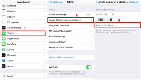 methodeniphone nummer blockieren