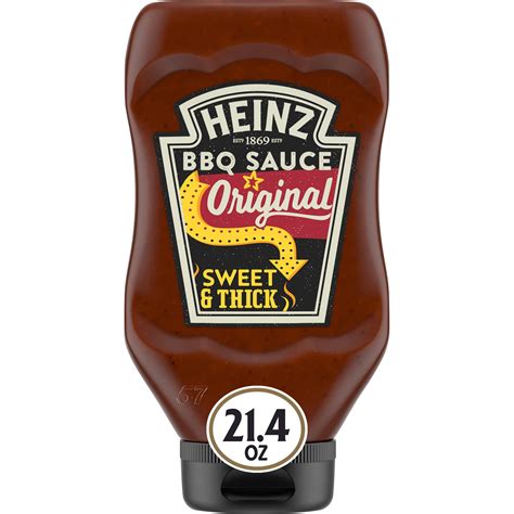 buy heinzoriginal sweet and thick bbq sauce 21 4 oz bottles pack of 6
