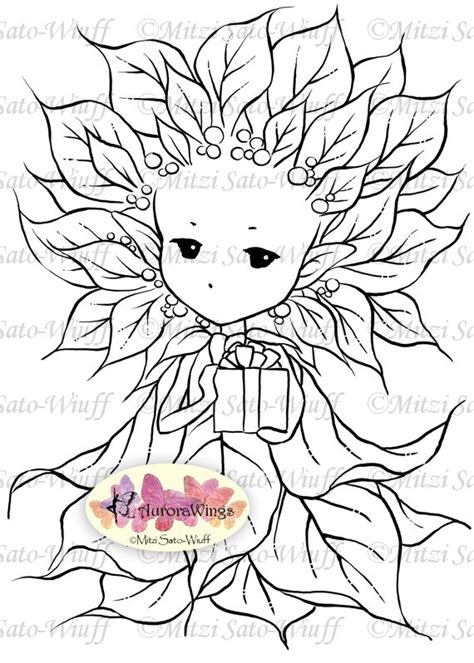 christmas cactus flower coloring pages