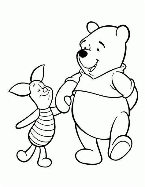 coloring pages pooh bear coloring home