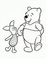 Pooh Bear sketch template