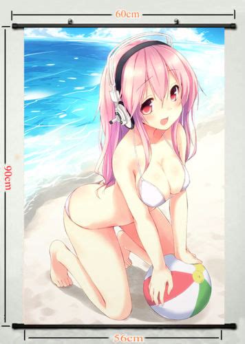 Sonicomi Super Sonico Sexy Anime Girls Art Silk Poster Wall Scroll In