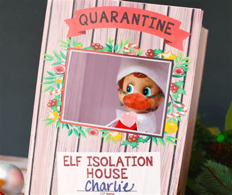 printable elf   shelf quarantine box  elf mask  mama loves