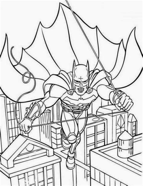 flying batman coloring pages  doesnt  batman   dc
