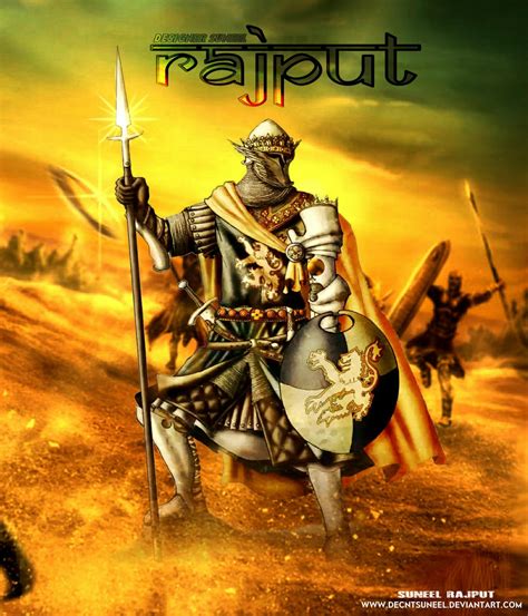 rajput warrior poster  decntsuneel  deviantart