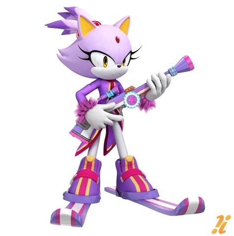 Blaze The Cat In Mario And Sonic At The Winter Olympic