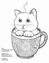 Giveaway Cats Cooking Coloring Jess Permalink Comments sketch template
