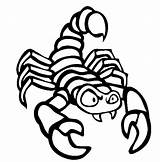 Scorpion Coloring Pages Color Animals Printable Insect Online Kids Animal Print Preschool Gif Sheet sketch template