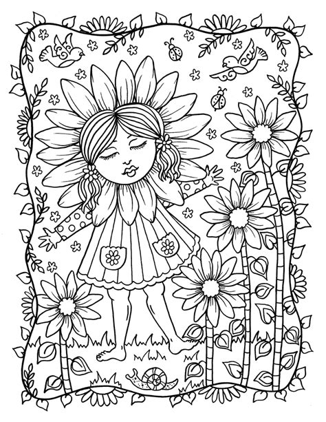 whimsical coloring pages hannah thomas coloring pages