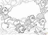 Monkeys Five Little Tree Sitting Coloring Pages Printable Supercoloring Monkey Jumping Bed Color Drawing Kids Animal sketch template