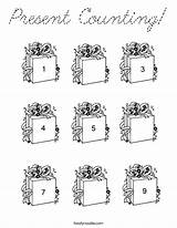 Coloring Counting Present Cursive Built California Usa sketch template