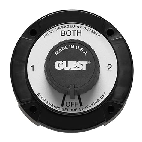 guest  battery selector switch