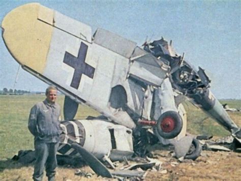 Ww2 Color Photo Luftwaffe Me109 Crashed Germany Wwii Ebay