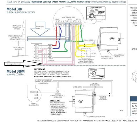 aprilaire  automatic wiring diagram  installation  aprilaire  doityourself
