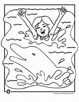 Summer Coloring Pages Dolphin Animals Beach Worksheets Kids Activities sketch template