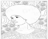 Coloring Pages Power Girl Davis Angela Info Online sketch template