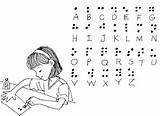 Braille Alphabet Howstuffworks Literature Tlc sketch template