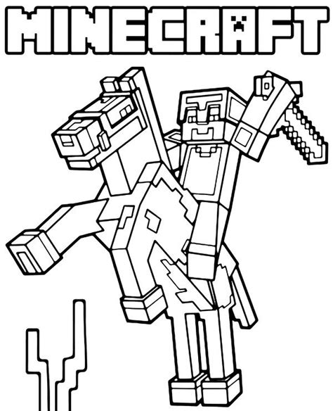 lego minecraft coloring pages coloring home