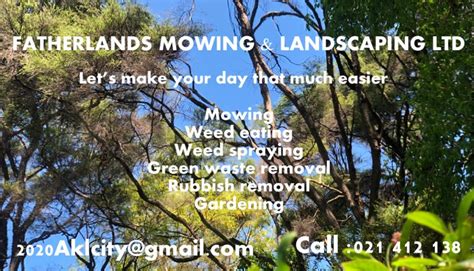 fatherlands mowing and landscaping ltd