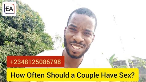 how often should a couple have sex youtube
