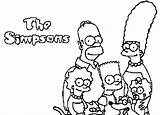 Simpsons Coloring Wecoloringpage sketch template