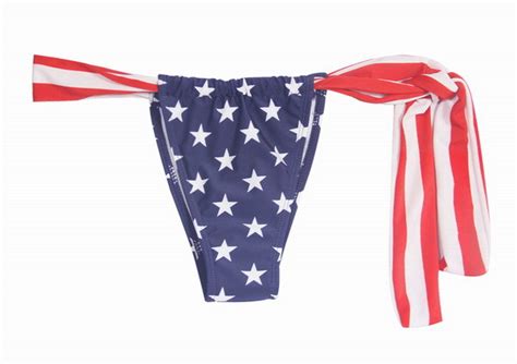 Buy Sexy American Flag Hot Shorts Women Thong
