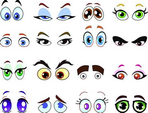 cartoon eyes clipartsco