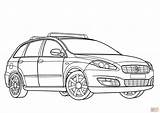 Fiat Coloring Croma Blueprint Template Supercoloring sketch template