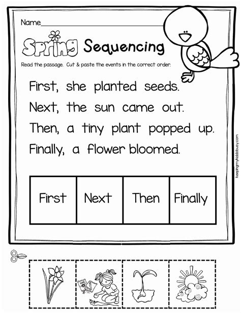 grade sequencing worksheets awesome  sequencing worksheet  grade simple template