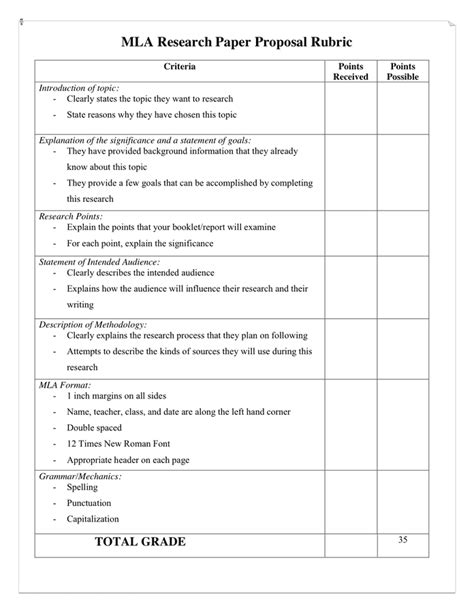 research paper proposal  word   formats page