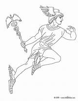 Hermes God Greek Coloring Pages Mythology Hellokids Gods Kids Herds Greece Goddess sketch template