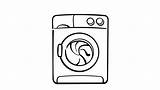 Washing Drawing Washer Machine Cartoon Animation Footage Stock Clip Clipartmag Shutterstock Alpha Channel Working Drawings Paintingvalley sketch template