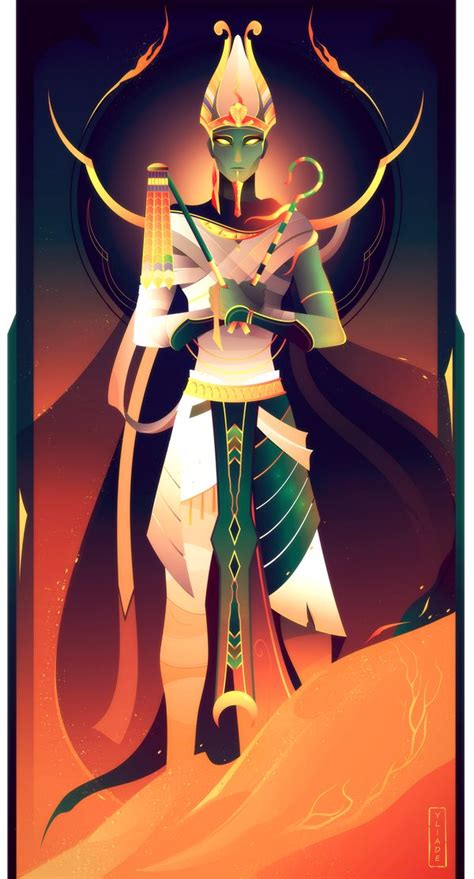 Osiris ~ Egyptian Gods By Yliade Deuses Egípcios